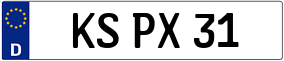 Truck License Plate